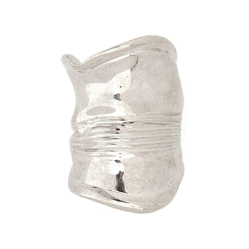 Jean Paul Gaultier Women "The Crushed Can" Ring